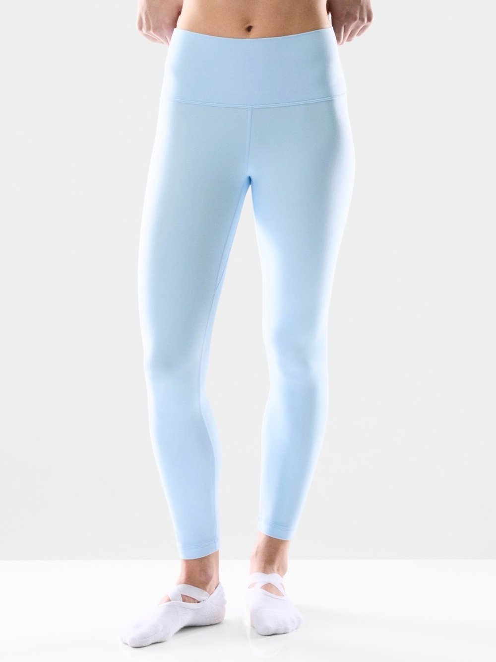 SET Active High-Waist Leggings in Pale Blue